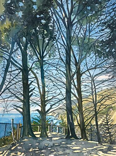 Peaceful Ocean Vista Art Print