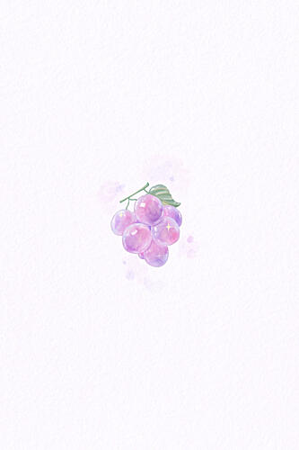 Sweet Purple Grapes Art Print