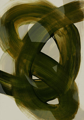 Tangled Brushstrokes 2 Art Print