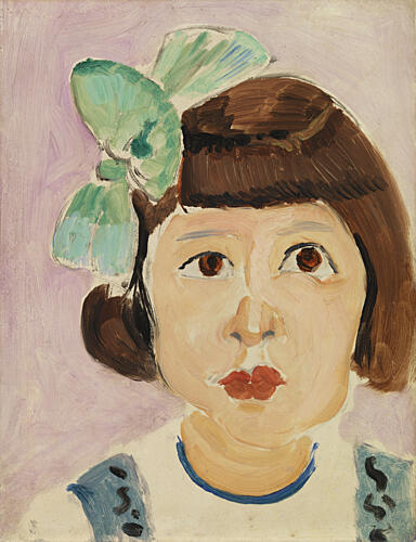 Henri Matisses Head of a Young Girl Tete de Fillette 1917 Art Print