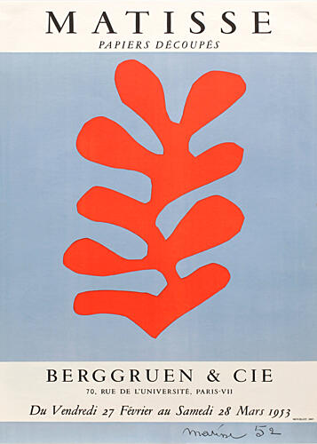 Henri Matisses Papiers Decoupes 1953 Art Print