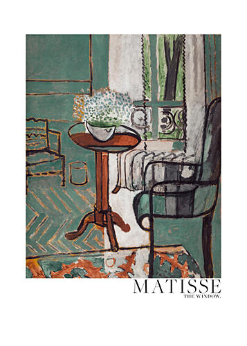 Henri Matisses the Window 1916 Art Print