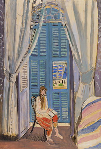 Henri Matisses the Venetian Blinds Les Persiennes 1919 Art Print