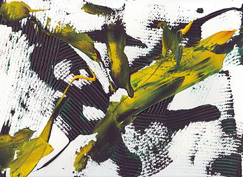 Dynamic Abstract Strokes Art Print