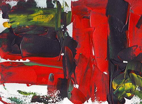 Bold Abstract Strokes Art Print