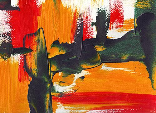 Vibrant Abstract Painting Art Print