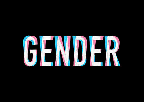Fluid Gender Identity Art Print by Martina Scott