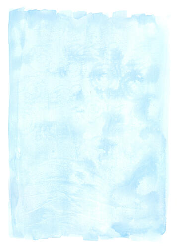 Soft Prussian Blue Cloud Art Print
