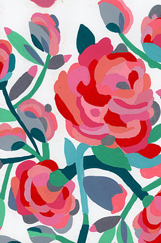 Roses Art Print by Sharon Nullmeyer