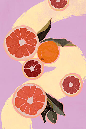 Orangedrift Art Print