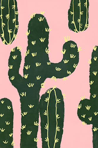 Cactuses Art Print