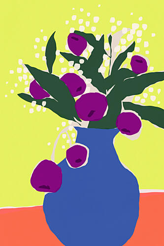 Berrybouquet Pop art reproduction