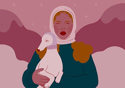 Cozy Winter Companions Art Print by Ida Alvarsson