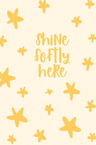 Shine Softly Stars Art Print