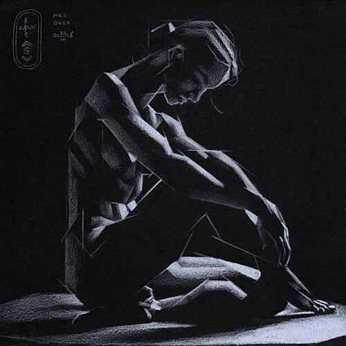 Pensive Figure Study Art Print