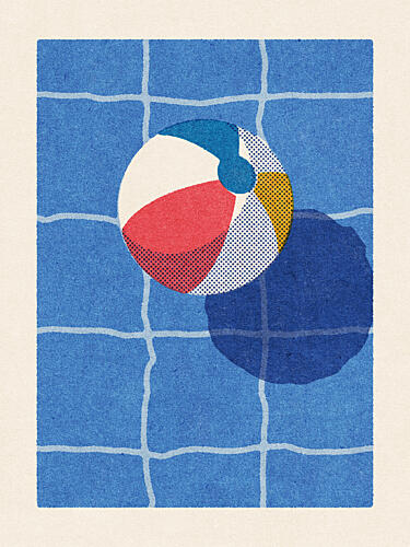Pop Art Pool Ball Pop art reproduction
