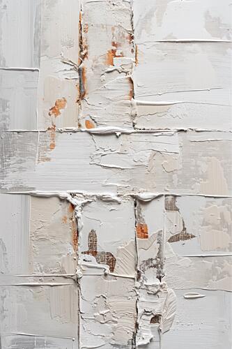 Abstract Block Texture Art Print by Sally Ann Moss