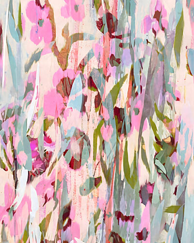 Soft Floral Blooms Art Print