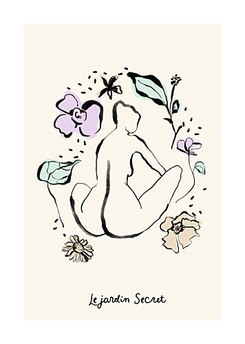 Secret Garden Nude Art Print