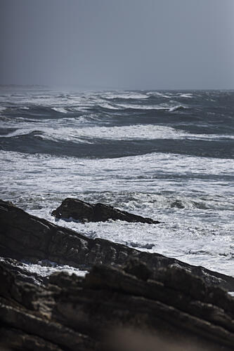 Powerful Ocean Waves Art Print