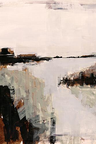 Muted Coastal Landscape Art Print