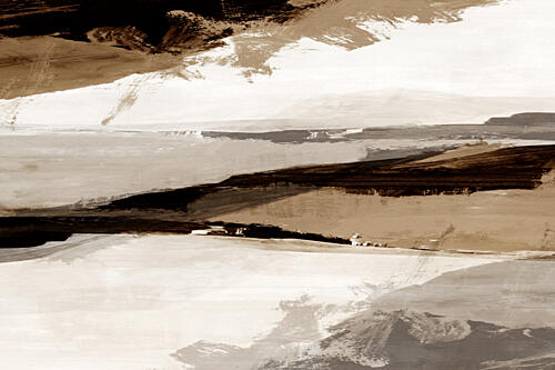 Layered Earth Tones Art Print