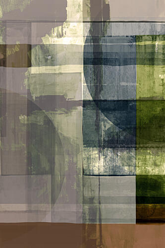 Abstract Layered Tones Art Print by Cartissi