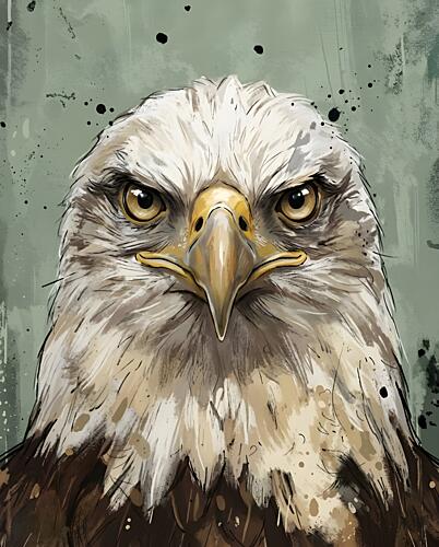 Majestic Bald Eagle Art Print