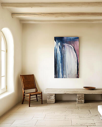 Calm Mediterranean Interior Art déco reproduction