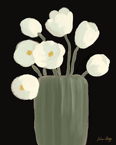 Modern Floral Vase Art déco reproduction