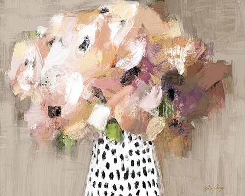 Abstract Flower Bouquet Art déco reproduction