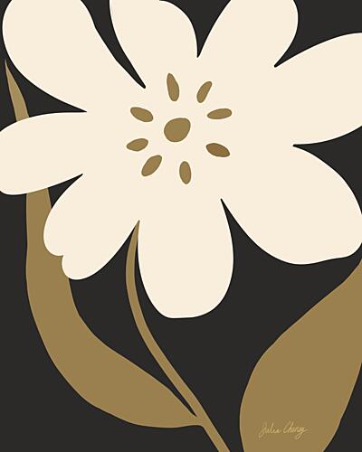 Minimalist Cream Bloom Art déco reproduction