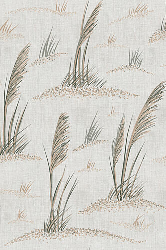 Serene Coastal Dunes Repeat Art Print