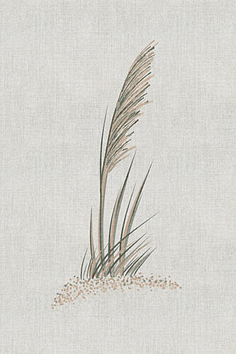 Serene Sea Oats Art déco reproduction