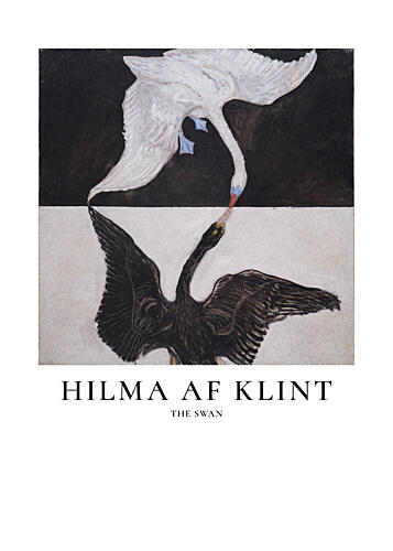 The Swan Art Print by Hilma AF Klint