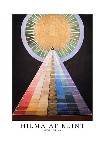Altarpiece No1 Poster Art Print by Hilma AF Klint