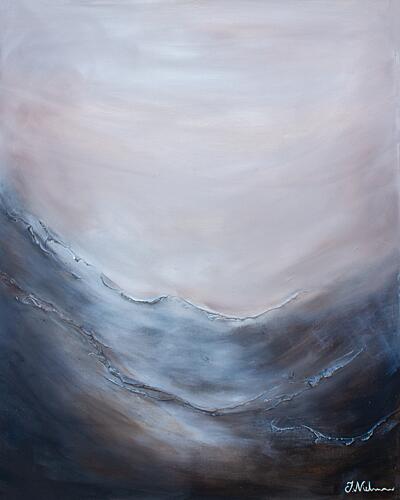 Misty Ocean Horizon Art déco reproduction