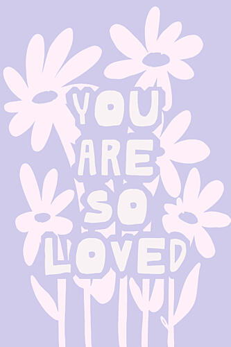 You Are so Loved Art déco reproduction