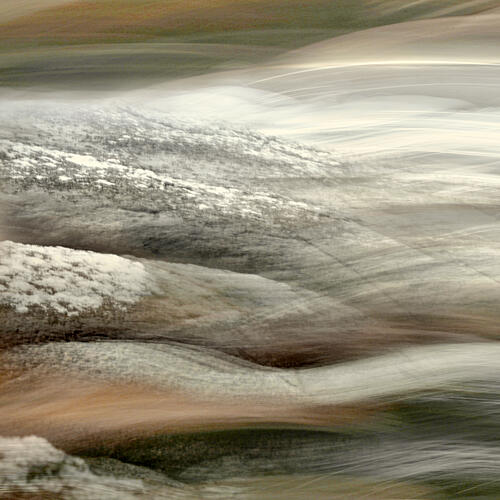 Dynamic Water Flow Art déco reproduction