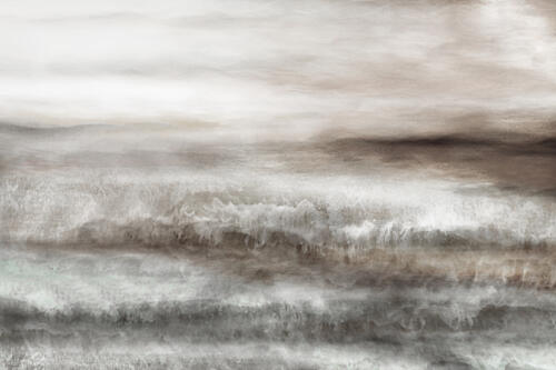 Windswept Waves Art Print