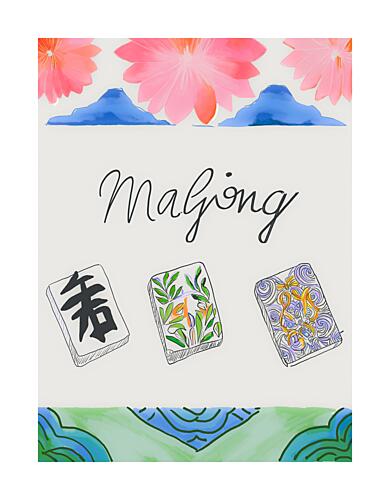 Mahjong Art déco reproduction