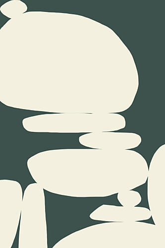 Abstract Organic Balance Art déco reproduction