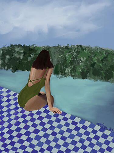 Healing Waters Art Print by Osheensgallery