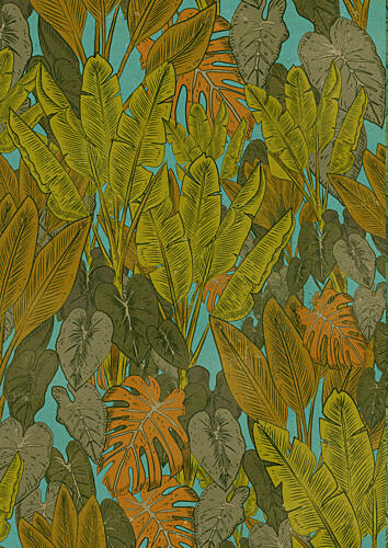 Lush Tropical Foliage Art Print
