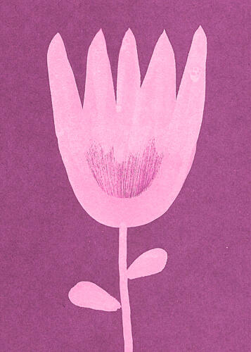 Sweet Pink Flower Art Print