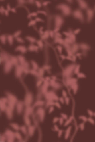 Soft Botanical Shadows Art déco reproduction