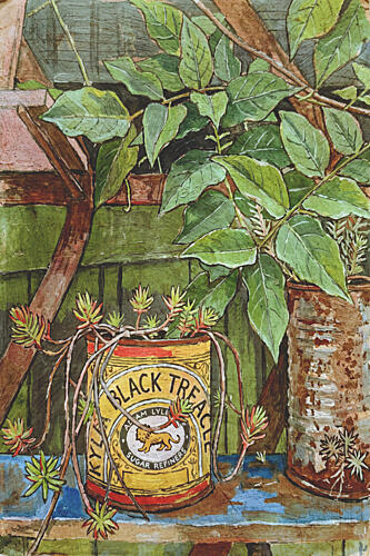 Rustic Garden Still Life Art déco reproduction