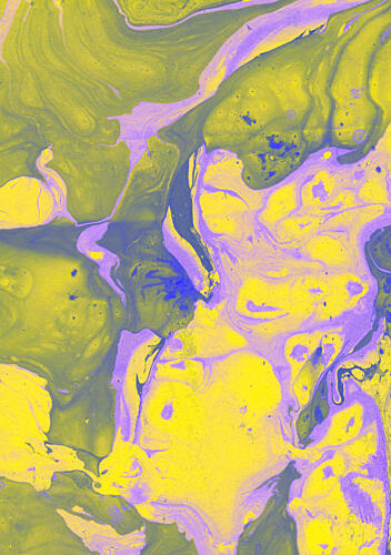 Vibrant Liquid Abstract Flow Art Print