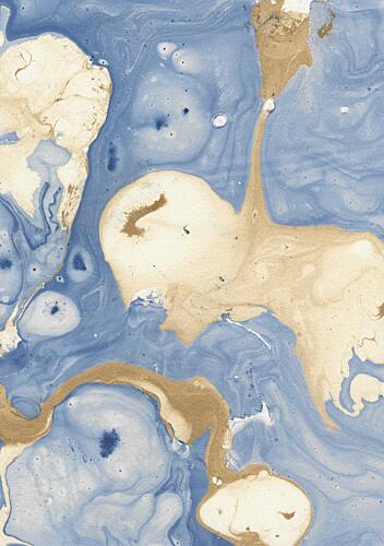 Serene Fluid Marble Art déco reproduction