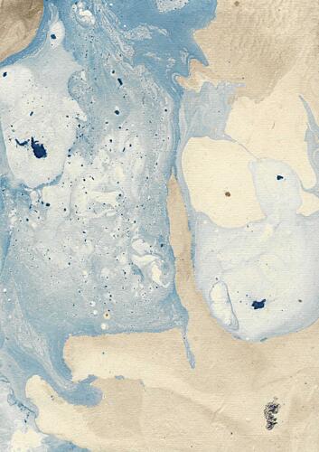 Serene Marble Flow Art déco reproduction
